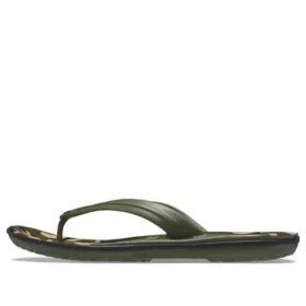 Crocband-flippflopper med trykk «Green»