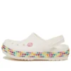 Crocband Gem Band-clog «White Multi»
