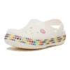 Crocband Gem Band-clog «White Multi»