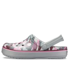Crocband Graphic III Clogs «Grey Pink»