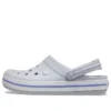 Crocband lette, slitesterke unisex-sandaler i grått