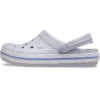 Crocband lette, slitesterke unisex-sandaler i grått