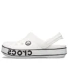Crocband Logo-Clog «White Black»