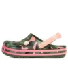 Crocband Multi Graphic-Clog «Green Pink»