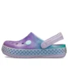 Crocband Rainbow Glitter Band Clogs «Purple Blue»