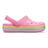 Crocband Rainbow Glitter-Clogs «Pink»