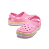 Crocband Rainbow Glitter-Clogs «Pink»