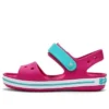 Crocband-sandaler med stropplukking «Pink Blue»