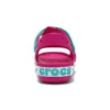 Crocband-sandaler med stropplukking «Pink Blue»