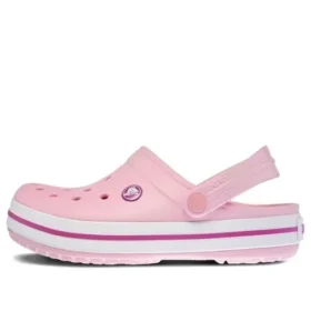 Crocband-sandaler, unisex, rosa og lilla