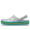 Crocband Zipper Band Clogs «Grey Aqua»