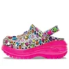 Crocs x Lisa Frank Mega Crush Clog «Pink Multi»