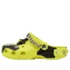 Crocs x MCM-Clogs med kamuflasjeprint «Neon Yellow»