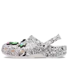Crocs x Steven Harrington Classic Clogs «Quickstrike – hvit/svart»