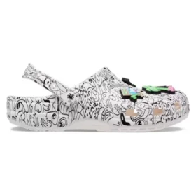 Crocs x Steven Harrington Classic Clogs «Quickstrike – hvit/svart»