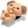 Cutie Ice Cream Puppy Jibbitz™-charms