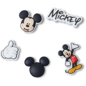 Disney Mickey 5-pakning med Jibbitz-charms