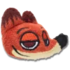 Disney Zootopia 2 Nick Wilde-plysj-skocharm
