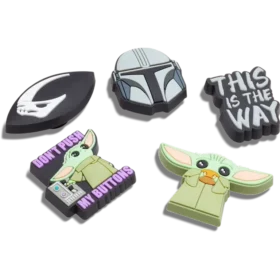Disneys The Mandalorian 5-pakning med Jibbitz-skocharms
