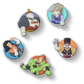 Dragon Ball Z 5-pakning med 2 Jibbitz-charms