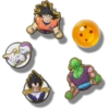 Dragon Ball Z 5-pakning med Jibbitz-charms