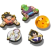 Dragon Ball Z 5-pakning med Jibbitz-charms