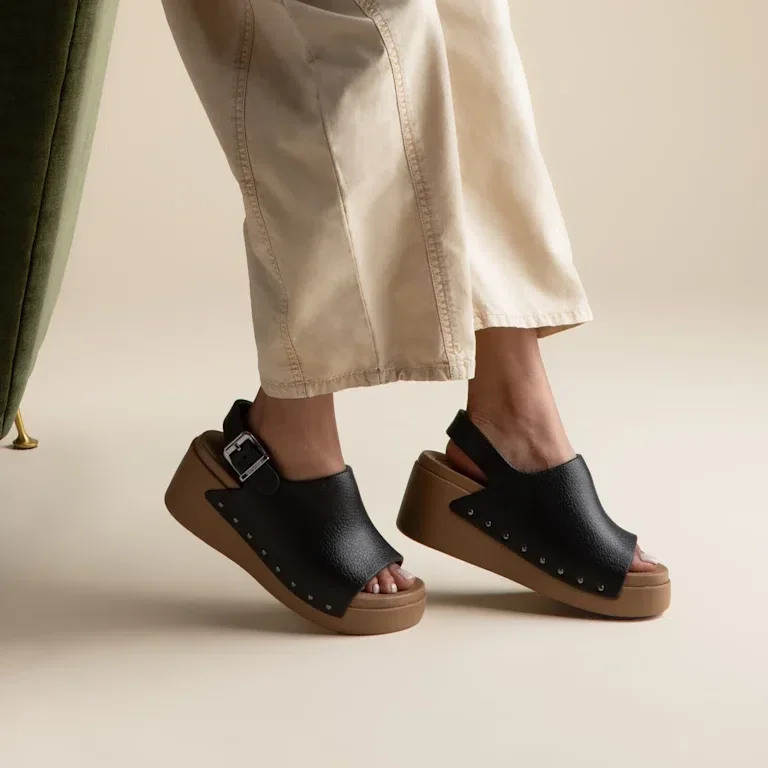 Dylan-sandaler med pigger og plattform Dylan-sandaler med pigger og plattform