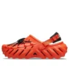 Echo reflekterende Clog «Orange Black»