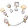Elevated Pearl 5-pakning med Jibbitz-charms