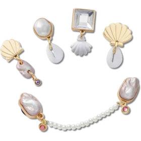 Elevated Pearl 5-pakning med Jibbitz-charms
