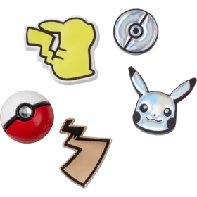 Elevated Pokémon 5-pakning Jibbitz-skocharms