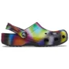 Fargerike Crocs Beach unisex flerfargede svarte Sandaler