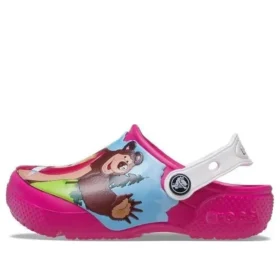 Fun Lab Masha And The Bear Patch Clogs «Candy Pink»