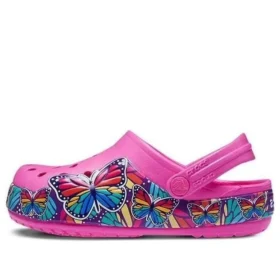 Fun Lab Multi Butterfly Band Clogs «Pink Blue»