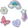 Funky Girly Icons 5-pakning med Jibbitz-charms