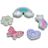 Funky Girly Icons 5-pakning med Jibbitz-charms