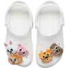 Fuzzy Animal 5-pakning med Jibbitz-charms
