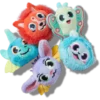 Fuzzy Fantasy Animals 5-pakning med Jibbitz-charms