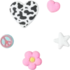Girly Icon 5-pakning med Jibbitz™-charms