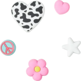 Girly Icon 5-pakning med Jibbitz™-charms