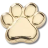 Gold Dog Paw Jibbitz™-charms