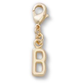 Gullbokstav B-smykke Jibbitz™-charms