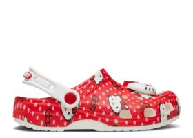 Hello Kitty x Classic Clog Toddler «Red Polka Dots»