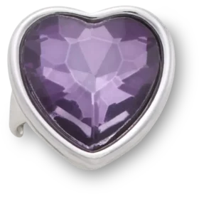 Hjerteformet sandal C-charm Jibbitz™-charms