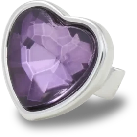 Hjerteformet sandal C-charm Jibbitz™-charms