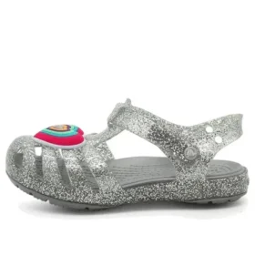 Isabella Glitter flate sko «Grey Silver»
