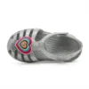 Isabella Glitter flate sko «Grey Silver»