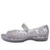 Isabella Glitter Peep Toe-sandaler «Silver»