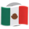 Jibbitz-charm med Mexicos flagg