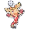 Jibbitz-charms med maskoten til FIFA World Cup Canada
